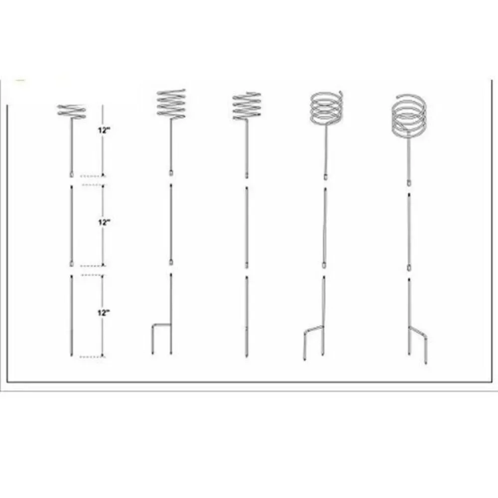 OutdoorWares Wine Bottle Wine Glass Standing Holder Rack Adjustable‎ Height